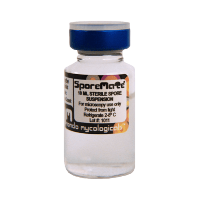 Albino A+ psilocybe cubensis spore vial